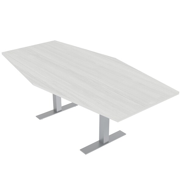45.25 in W, 84 in L, 29 in H, Engineered Wood Top, White